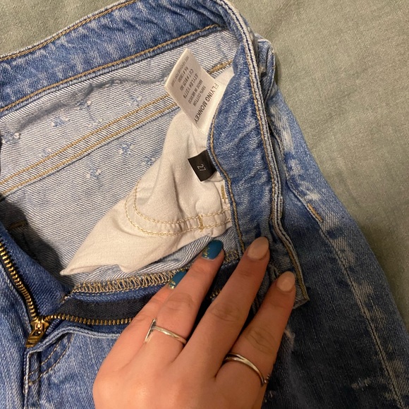 Flying Monkey jean skirt (size 27) - Picture 3 of 4